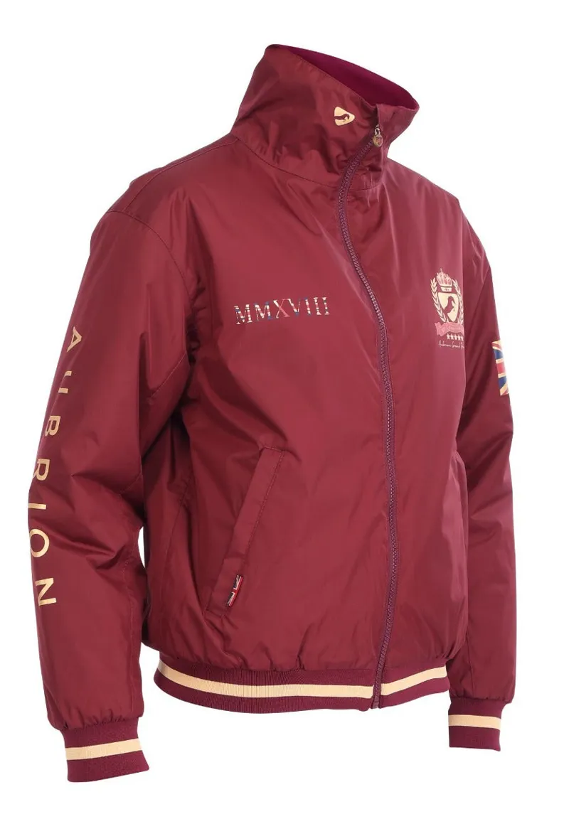 Shires Aubrion Team Jacket Ladies in Maroon-1
